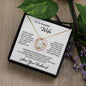 To My Beautiful Wife | Forever Love Necklace