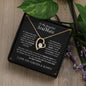 To My Beautiful Soulmate | I Love You, Forever & Always - Forever Love Necklace
