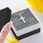 To My Husband | Never Forget That I Love You - Stainless Steel Cross Necklace